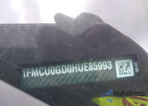 2017 Ford Escape Se from USA, damaged, VIN 1FMCU0GD0HUE85993